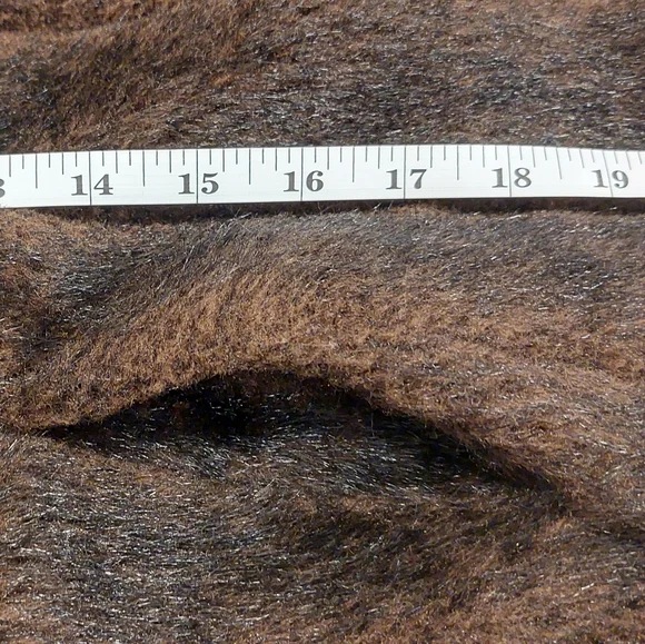 Elegant Brown Teddy Jacket for Women - Picture 10 of 11